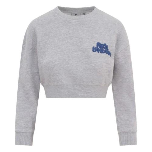 Rose London Girls Back Print Crop Sweatshirt