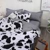 Cow Stripe Comforter Cover With Pillowcases Bedding Warm Comfortable Double Single ,Pillowcase Duvet Cover Sets Polyester