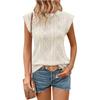 Women's Casual Jacquard Round Neck Short Sleeve Loose T-shirt Summer New Fashion