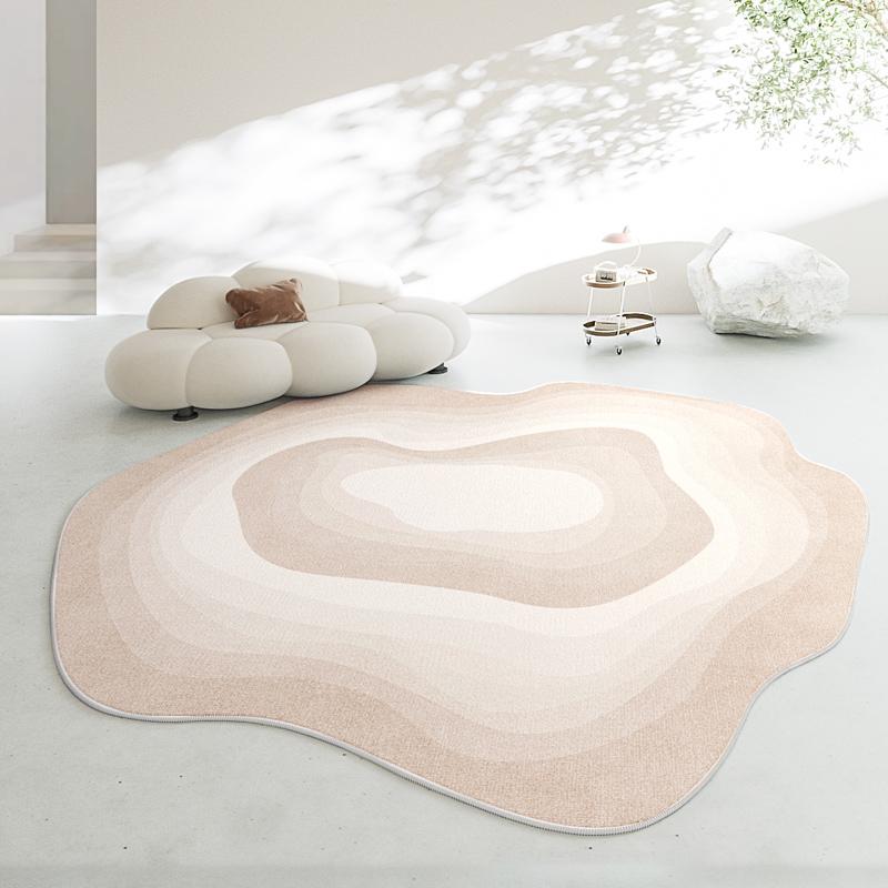 Onregelmatig Pluche Lounge Kleed Scandinavische Stijl Tapijten voor Woonkamer Dikke Garderobe Kleurverloop Tapijt Licht Luxe Slaapkamer Decoratie Mat 80x160cm
