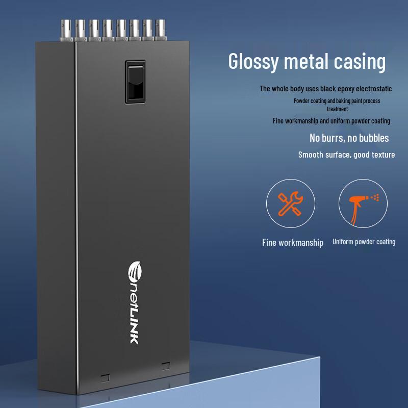 netLINK 8-Port ST Multimode Fiber Optic Terminal Box