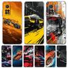 Transparent Phone Case for Xiaomi Mi 14 13 12 11 Ultra 13T 12T 11T Poco X3 NFC F3 F6 Pro Lite 5G Soft TPU Shell Drift Sports Car