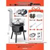Portable Wood-Burning Stove for Home and Outdoor Use - Large Wok Stand, Clay Pot Compatible, Ideal for Rural Areas and Camping