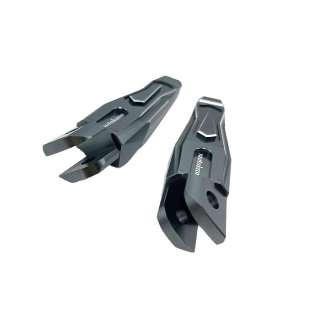 Motokano Front Foot Peg Compatible Model GSX250R V Strom 250 GSR250 Footrest Pedal GSX-250R (Titanium)