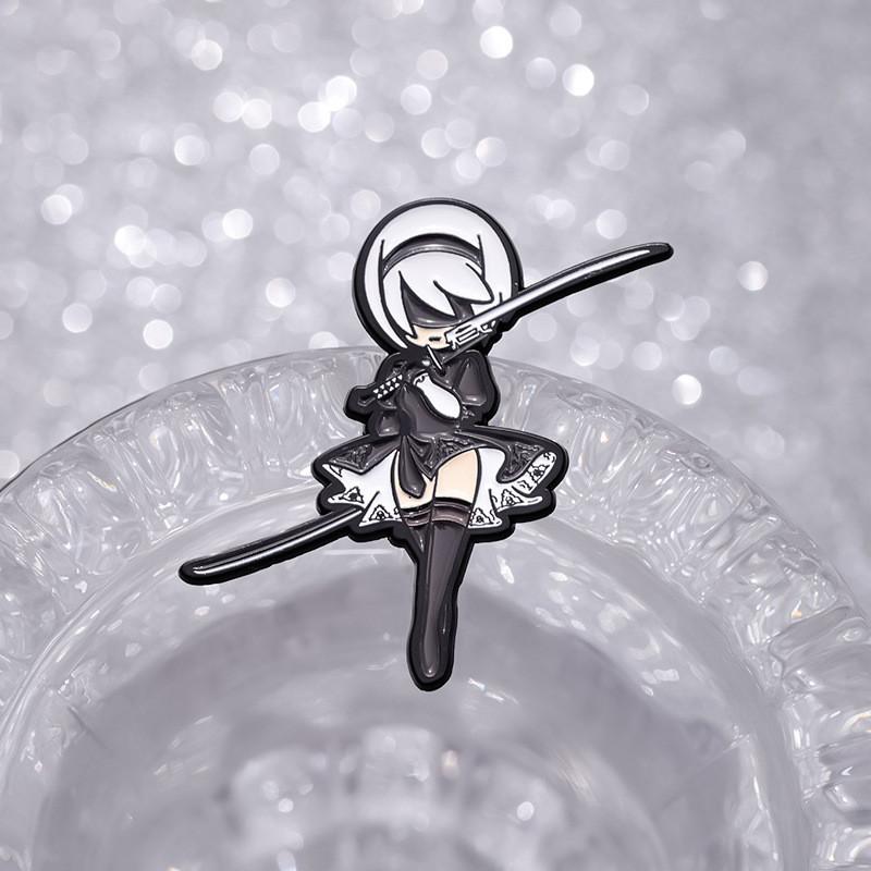 Creative New Cartoon Themed Brooch For Stylish Dark Aesthetic Fashion Accessory