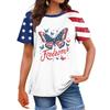 Women's Fashion Casual Printed Round Neck Raglan Sleeve T-Shirt Top T-Shirt Top Top