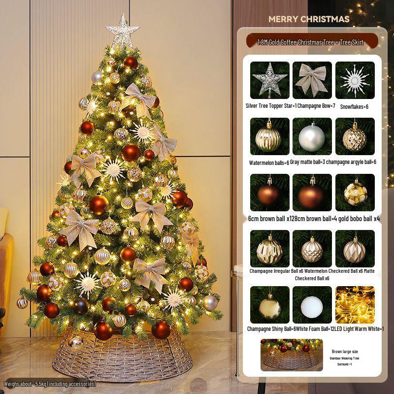 Large Christmas Ornaments Set for Living Room and Home Decoration