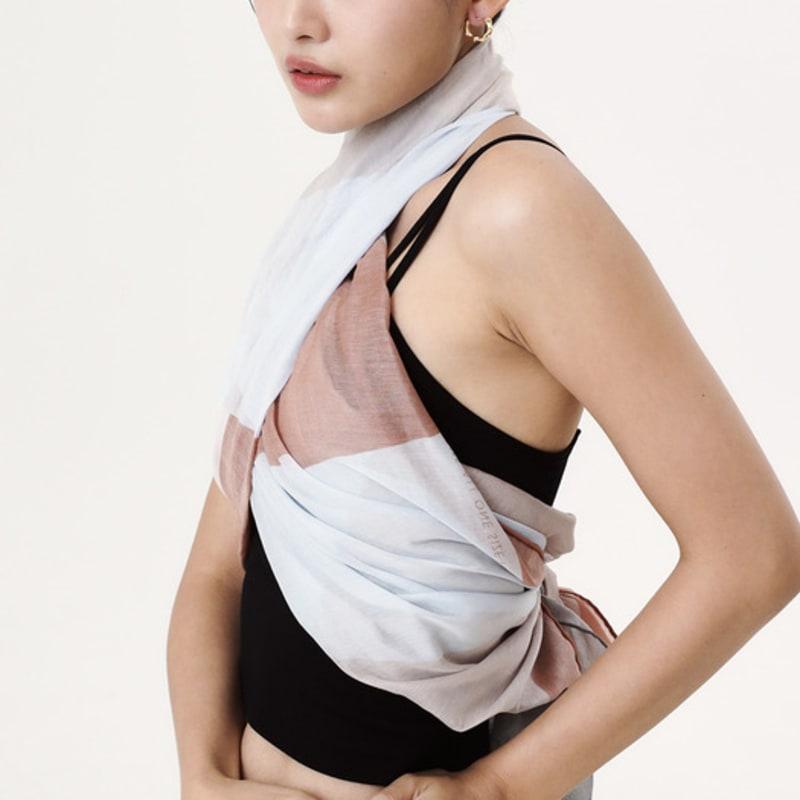 ONSZ Color Block Long Scarf