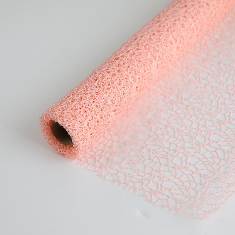 Jacquard Net 50cm Flower Packaging Material DIY Bouquet Yarn Hollow Mesh Fabric Kindergarten Wedding Handmade Floral Supplies