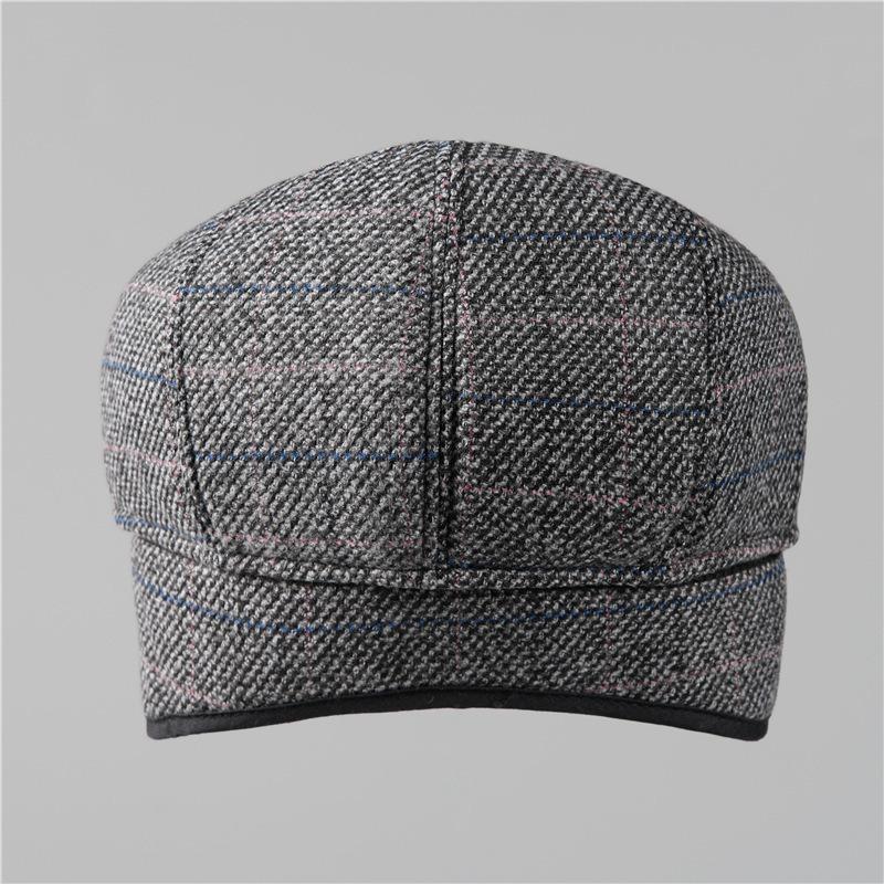 Hat Men's Winter Cap Grandpa Fleece Ear Protector Hat Old Winter Cotton Hat