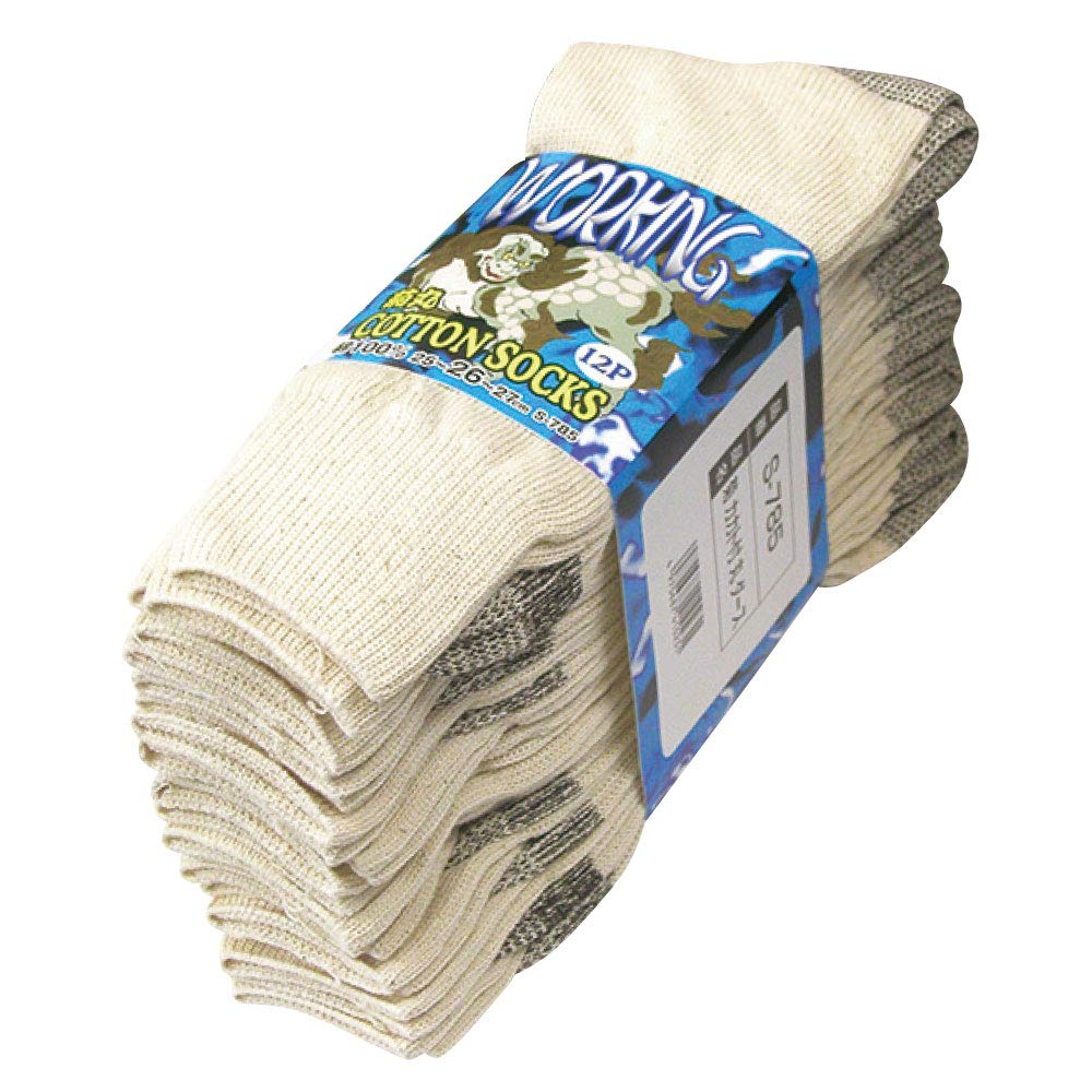 

Otafuku Gloves Носки Хризантема [Круглый носок, 100% хлопок] S-785 Молочный [12 пар]