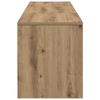 TV Stand with LED Artistic Oak Finish 165 x 34 x 40 cm