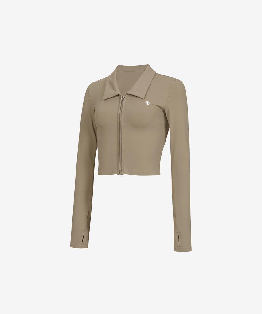 Grande Line L-Flex C Collar Zip-Up Cardigan
