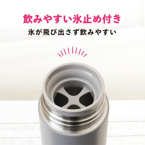 Atlas 360ml Double Stainless Steel Water Bottle, Insulated for Hot and Cold Water, Gray, SS-350GY