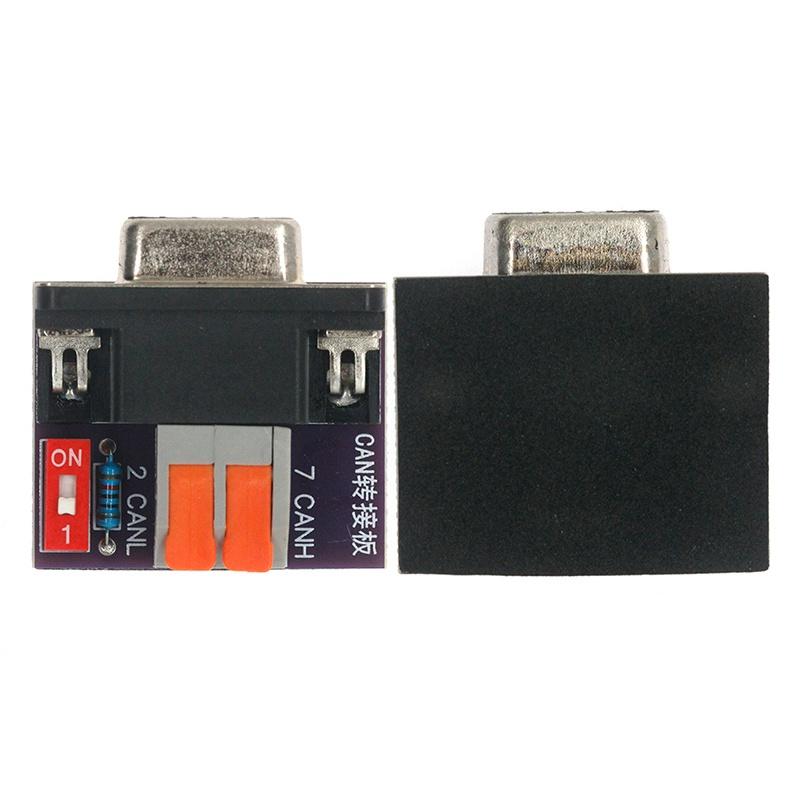 CAN Adapter Board Head Screw-free DB9 Female Headband Terminal 120 Ohm Resistor CAN Interface Board USB To PCAN