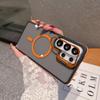 Dual-color Magnetic Lens Stand Protective Case for Samsung S26 Ultra & S25 – Drop-Proof, Skin-Feel Design