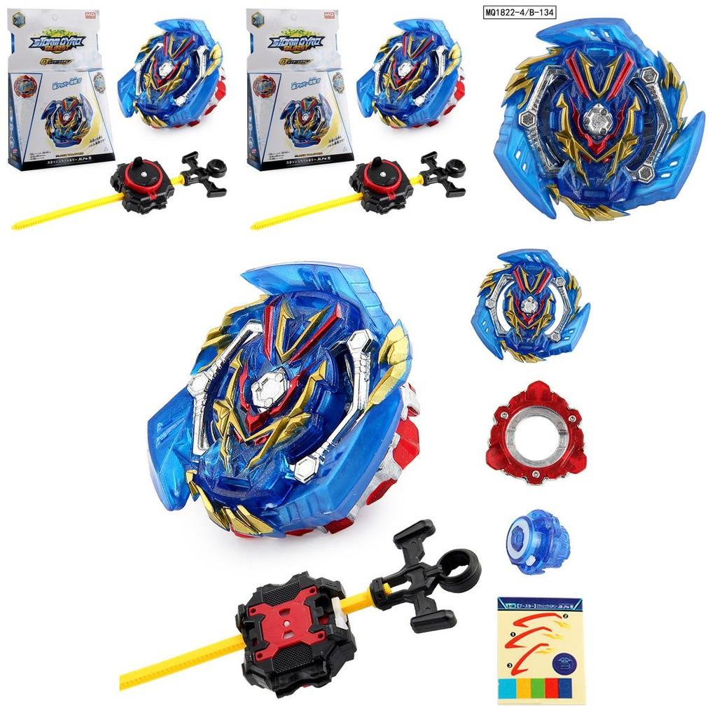 Premium Alloy Battle Spinning Top B-134 Zhanji Wushen With Dual Direction Launcher For Thrilling Gameplay