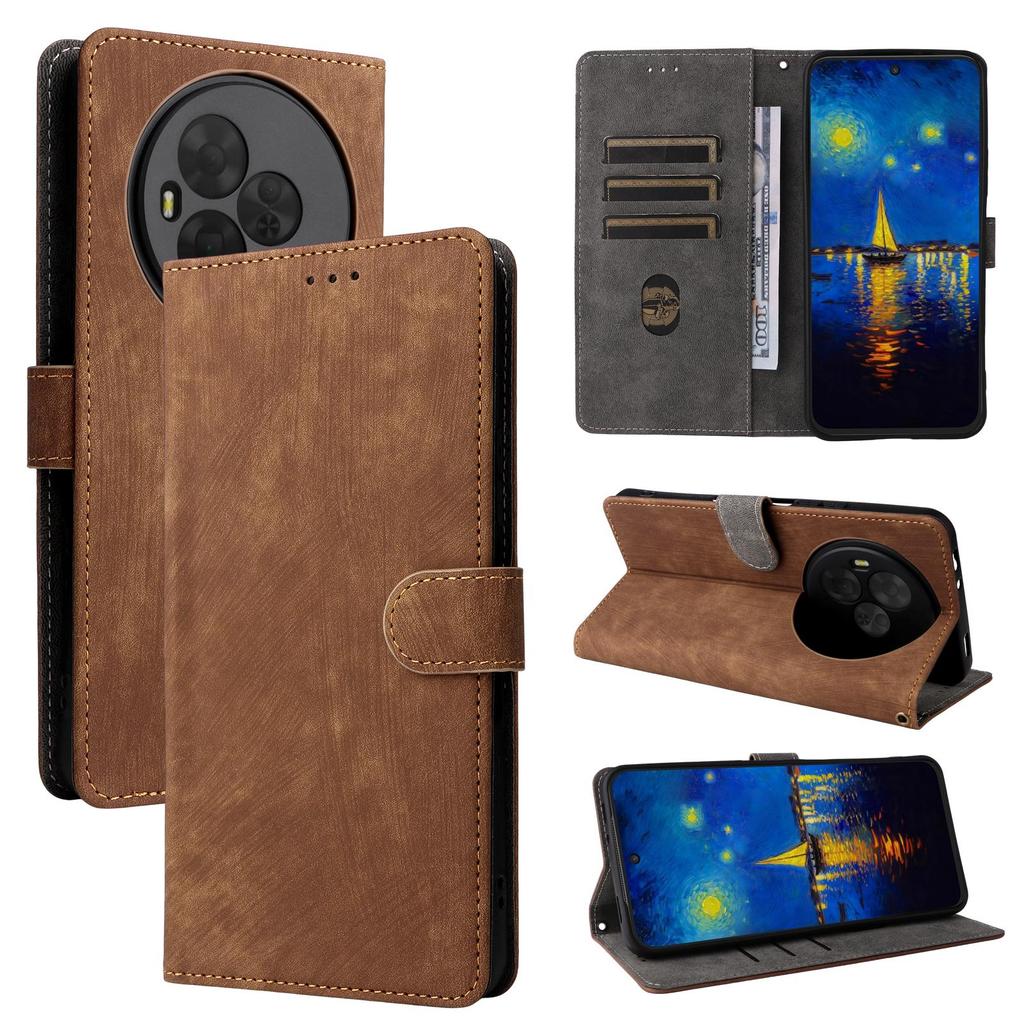 Flip Cover für TCL NxtPaper 60 Ultra PU Leder Handyhülle Ganzkörperschutz [RFID-Blockierung] Schutzhüllen