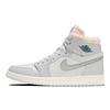 Air Jordan 1 Zoom Comfort London Sneakers Unisex Biały Photon-Dust Light-Smoke-Grey DH4268-001