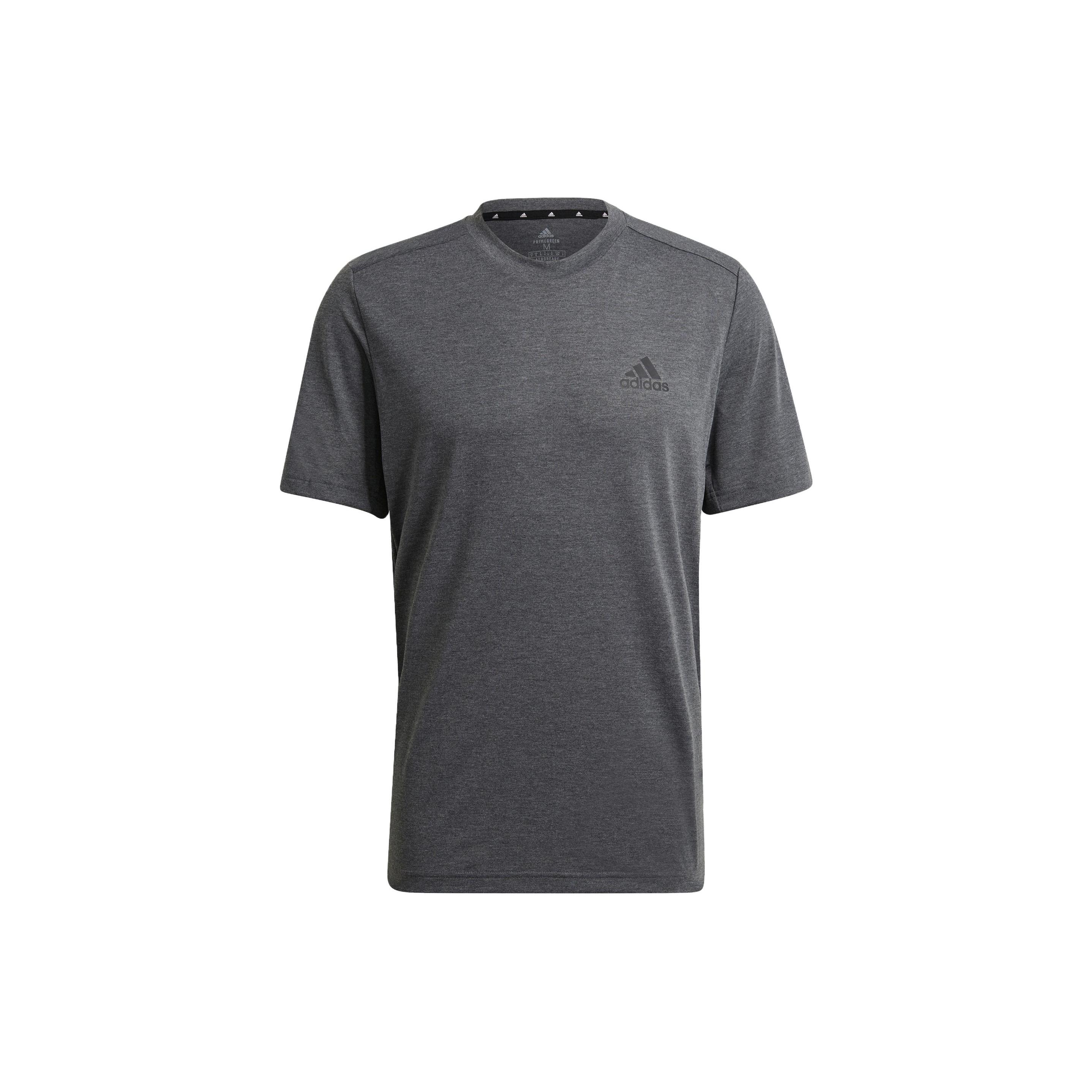 

Новые мужские футболки Adidas AEROREADY темно-серого цвета меланж GT5554 L