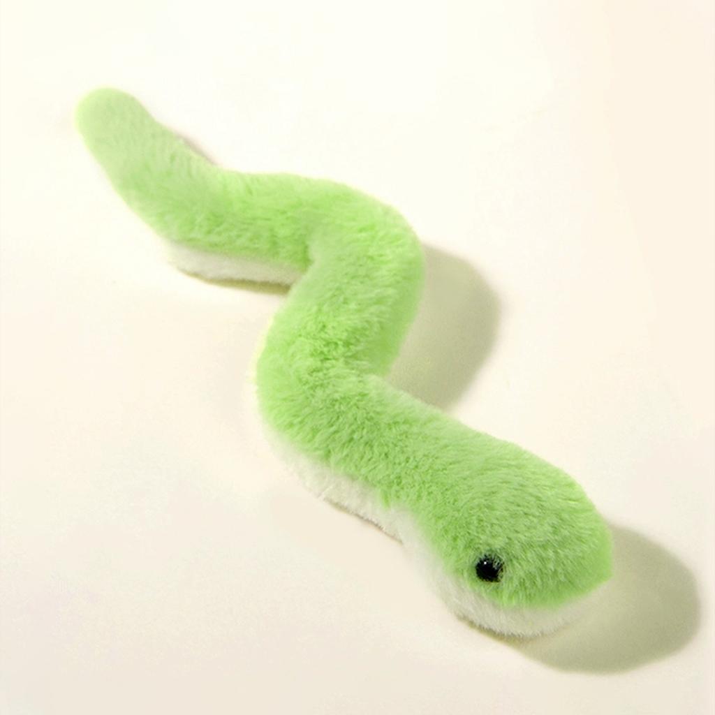 Snake Cat Toy Chew-Proof | Interactive Plush Feather Wand for Kittens/Puppies (Xmas Gifts 2024)