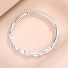 Charms 925 Sterling Silver Bracelets for Women Luxury Original Adjustable Twisted Woven Bangle Bracelet Party Wedding Jewelry