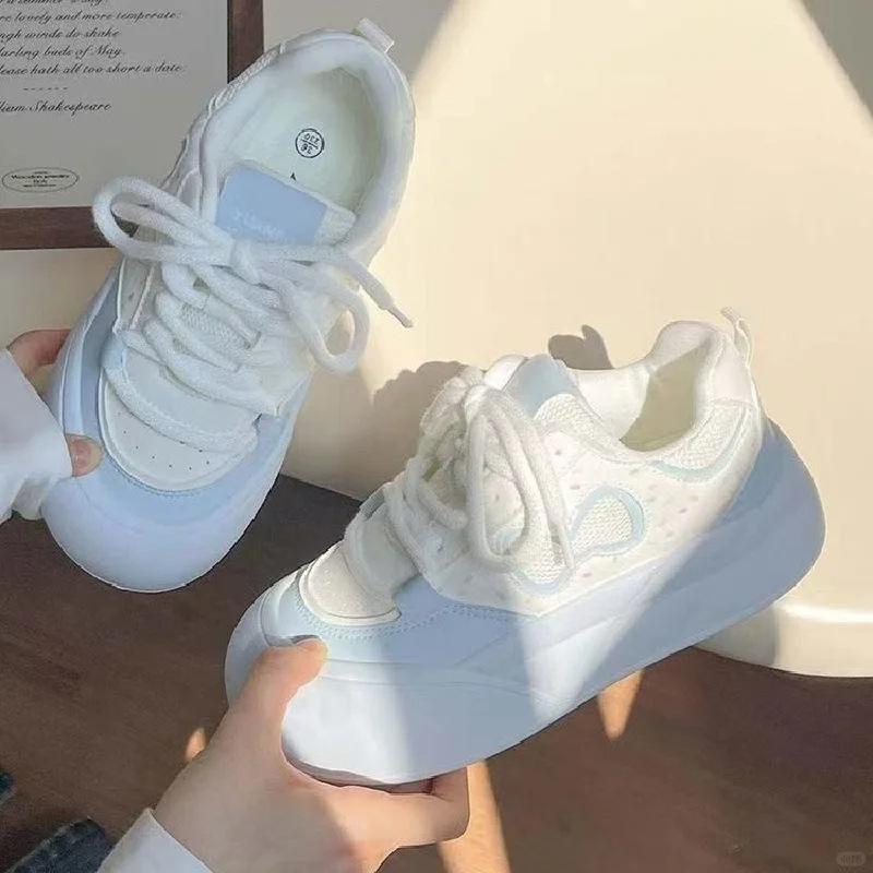 Women's girls' shoes 2025 new autumn children's sports board shoes medium and older girls' casual shoes