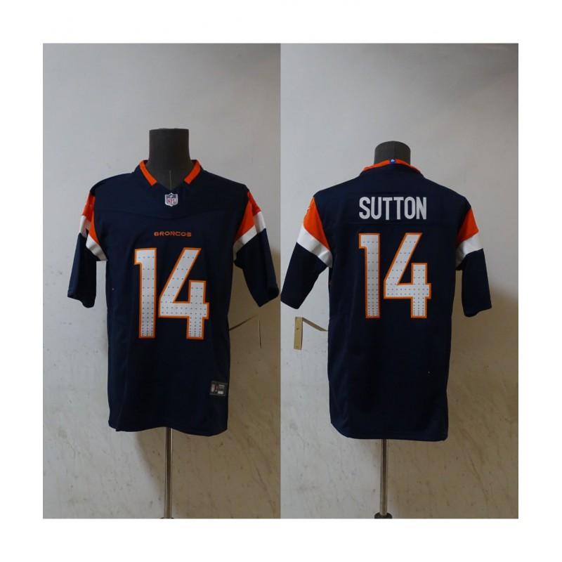 Denver Broncos NFL Football Jersey Embroidered Patch Tee Mens Short Sleeve Team Apparel