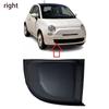 Car Left / Right Front Bumper Trim Cover For Fiat For 500 Models (2007-2015) Black Car Front Bumper Cover Plate