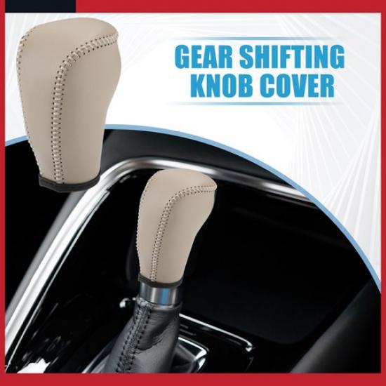 Nissan Murano Automatic Transmission Lever Gear Shift Knob Cover Beige Leather Pack of 1 | 3 Months