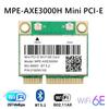 Mini PCI-E WiFi 6E Card MPE-AXE3000H - Tri-Band 802.11AX, BT5.2 Wireless Adapter for PC