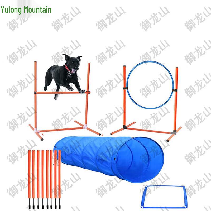 Adjustable Dog Agility Jumping Hoop Obstacle