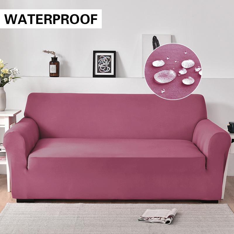 Waterproof Sofa Slipcover Anti Slip Stretch Sofa Covers For Living Room Furniture Protector Couch Cover Pets Dogs Friendly 1Pc