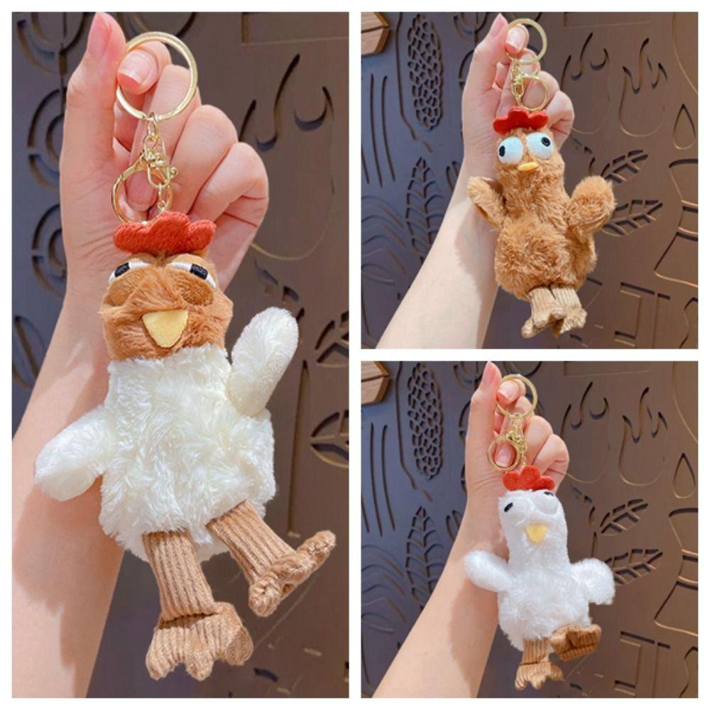 

Funny Squeaking Plush Doll Toy Cuddly Stuffed Bag Pendant Tote Bag Crossbody style 1