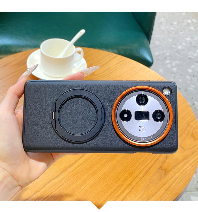 OPPO Find X9 Ultra Case with Rotating Stand, Magnetic Leather, Drop Protection, and Compatible with Find X8S+.