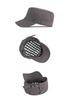 Men's Fashionable Cotton Duckbill Cap - Flat-top, Korean Style Military Hat for Spring/Autumn, Outdoor Sun Protection and Sport.