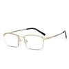 Multifocal Color Changing Presbyopia Glasses, Male Intelligent Zoom High-Definition Half Frame Presbyopia Glasses