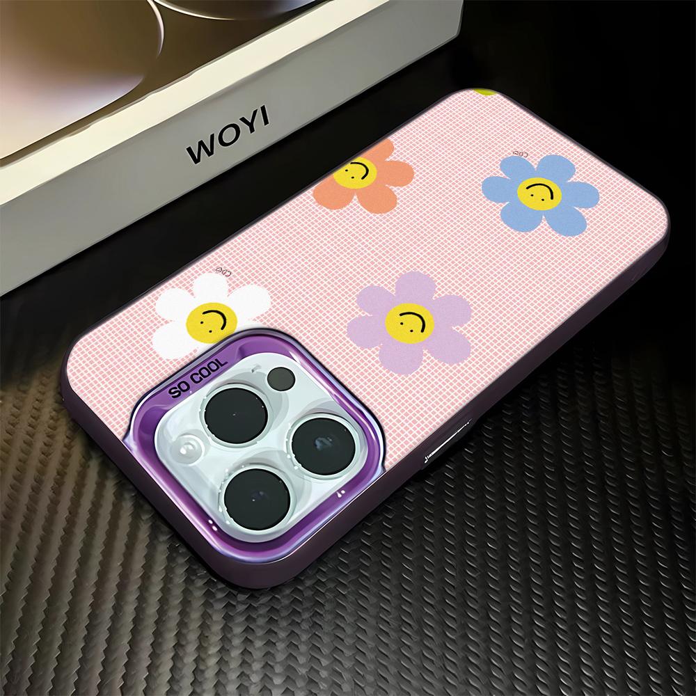 Blue Flowers Case For Iphone 16 Pro Cover For Iphone 15 14 13 12 11 Pro Max Cover Funda Bumber Coque 16 Pro 16E Case
