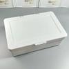 Transparent Plastic Storage Box Pocards Small Card Storage Box Desk Organizer Box Classification Box Stationery