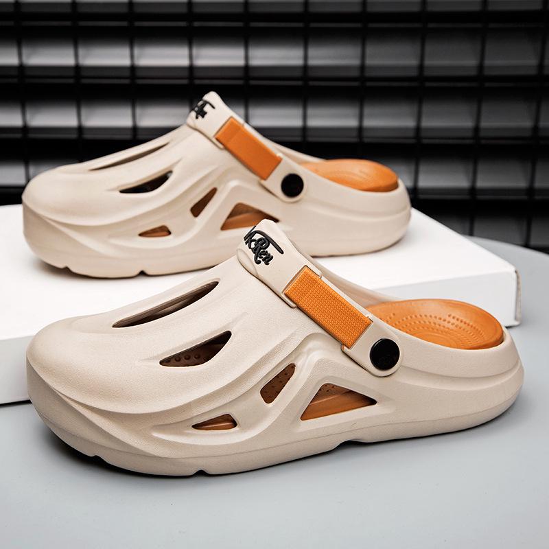 Men s 2025 Summer Non-slip Thick Sole Outdoor Beach Flip Flops 41-42