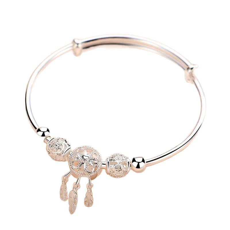 Dream Catcher Tassel Charm Bracelet: Simple & Fresh Girly Hand Jewelry, Perfect Gift for Girlfriend