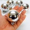 6 Stück/Los 6cm/2,4 Zoll Weihnachtsbaum Dekoration Farbe Hohlkugeln Schmuck Hängende Kugeln Für Haus Bar Party Dekoration