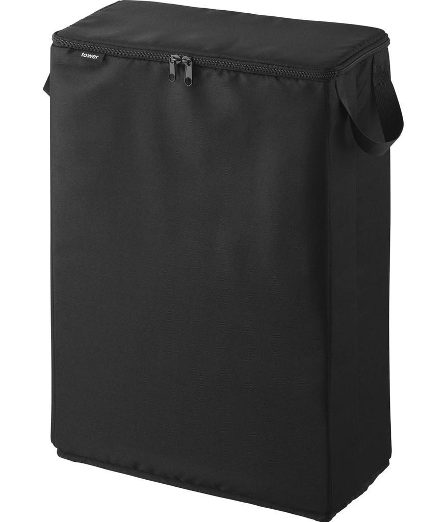 Yamazaki Jitsugyo Flea Market Packing Materials Storage Box Black Main W34 X X H48cm Not Tower Tool Box Storing All 4782 Body D15.5 (Handle Included)