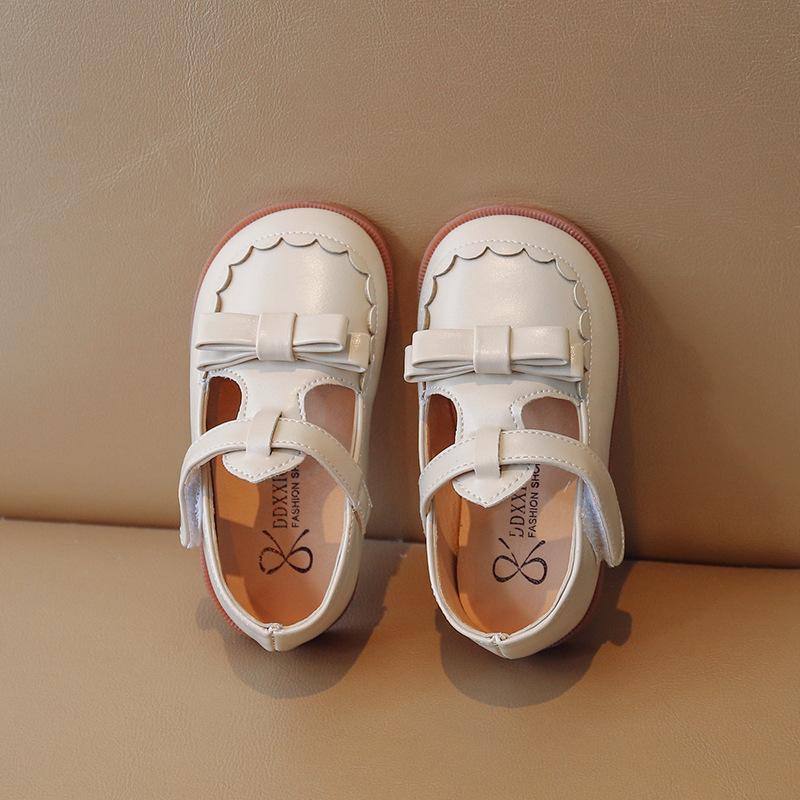 Kinderschuh Neuer Mädchen Lederschuh Schleife Prinzessinnenschuhe Frühling Herbst Freizeitschuhe Weiche Sohle Mary Jane Schuh Vielseitige Lolita Schuhe