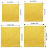 New Gold Foil Candy Wrappers Square Gilded Aluminum Foil Paper Foil Sheets DIY Decorations