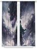 2pcs- Sword Saint and Evil Dragon Polyester Curtains, Pole bag curtains 42*84, Bedroom, living room, home room decoration