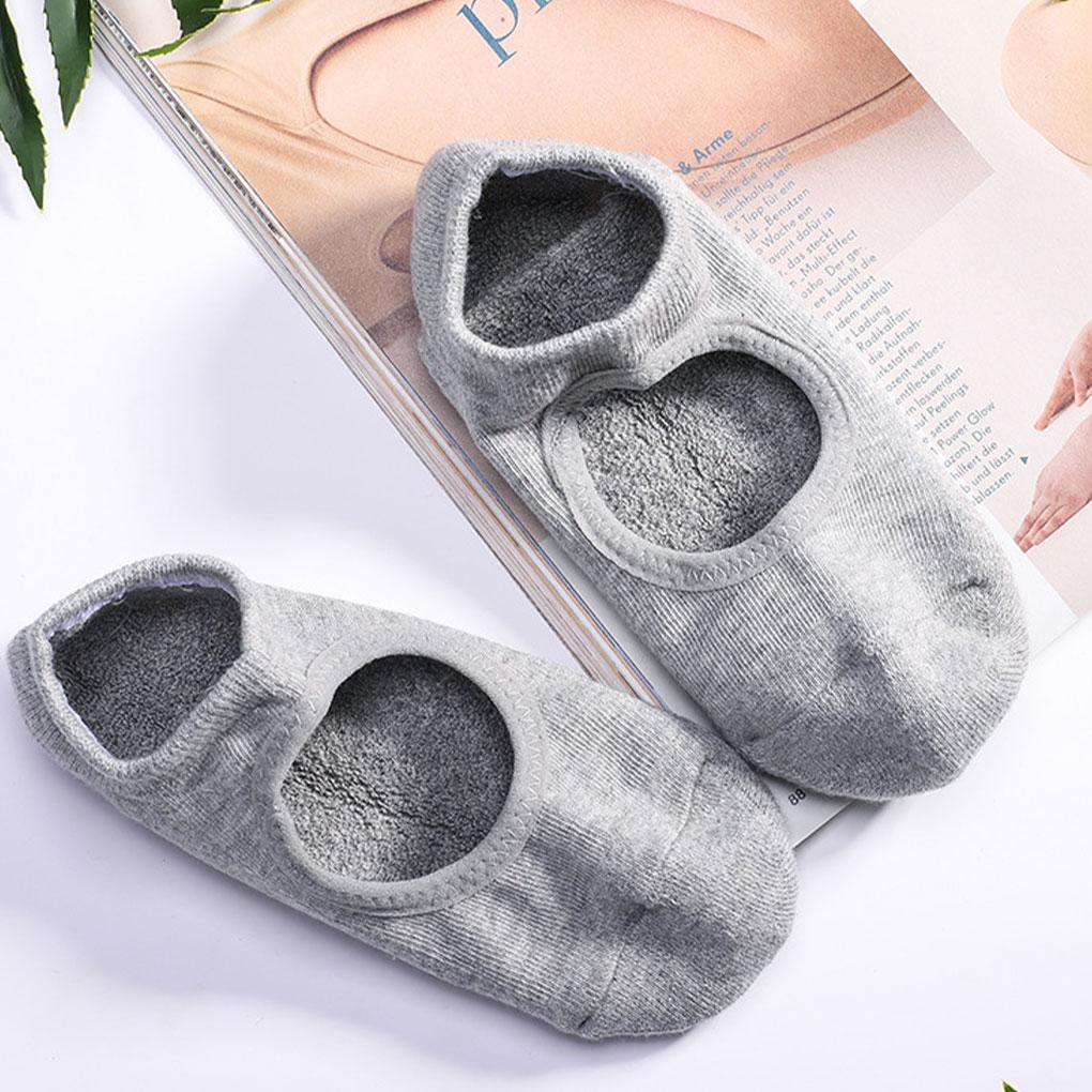 1 Pair Women ple Design Yoga Sock Girls Solid Color Nonslip Socks Fitness Cotton Summer Spring Hosiery Sports Gear