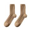 Coral Fleece Thick Sleep Socks for Autumn and Winter, Home Floor Socks, Plush Home Socks, Comfortable Mid-calf Women's Socks