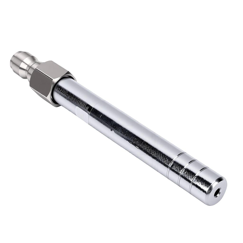 Long Range Pressure Washer Nozzle 304 Stainless Steel Power Washer High Reach Nozzle with 1 4 Inch Quick Connector