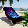 Dynamic Warriors: Action Adventure beach towel Portable for travel Beach towel for vacation photos swim Outdoor pool towel seaside beach towel
